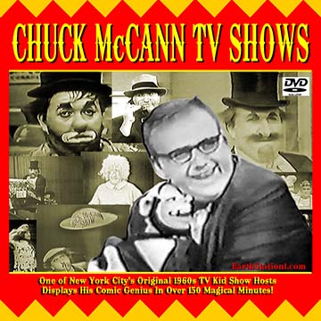 Chuck McCann DVD Dual Layer TV Shows 1960s New York City Kids TV