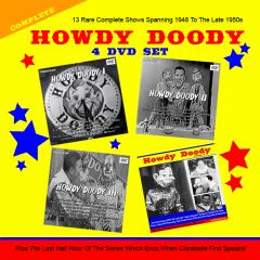 Howdy Doody DVDs 4 Disc Set TV Kid Shows Old Time TV