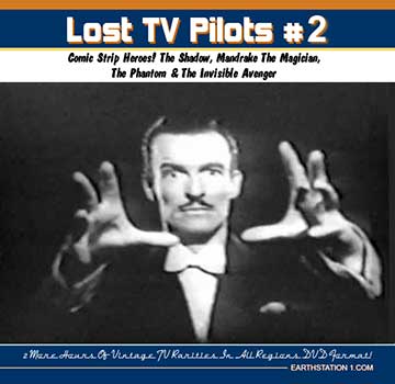 Lost TV Pilots 2 Comic Strip Heroes The Shadow Mandrake Phantom