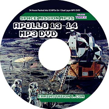 Space Mission MP3s 3 Apollo 11 Moon Walk To Apollo 12 MP3 DVD