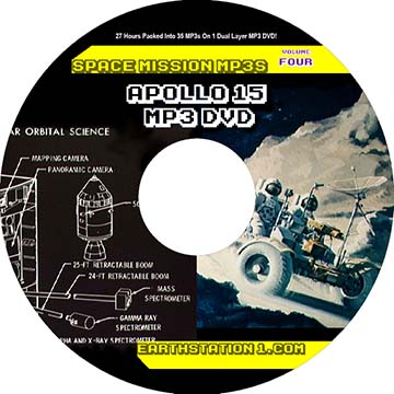 Space Mission MP3s 4 Apollo 12 Moon Walk To Apollo 13 MP3 DVD
